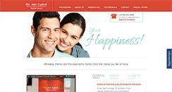 Desktop Screenshot of caplashdental.com